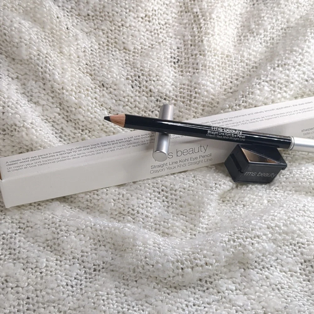 RMS Beauty Straight Line Kohl Eye Pencil in Black, 1.08g/0.038oz